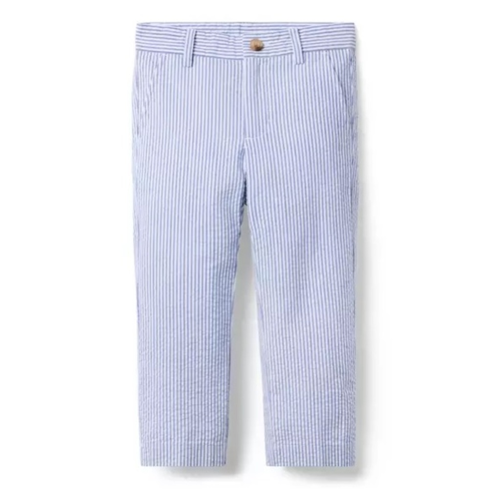 Boys Striped Seersucker Pants
